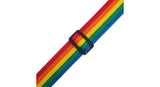 Levys M8POLY Gitarrengurt 2", Regenbogen