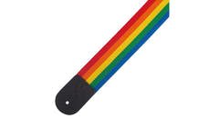 Levys M8POLY Gitarrengurt 2", Regenbogen