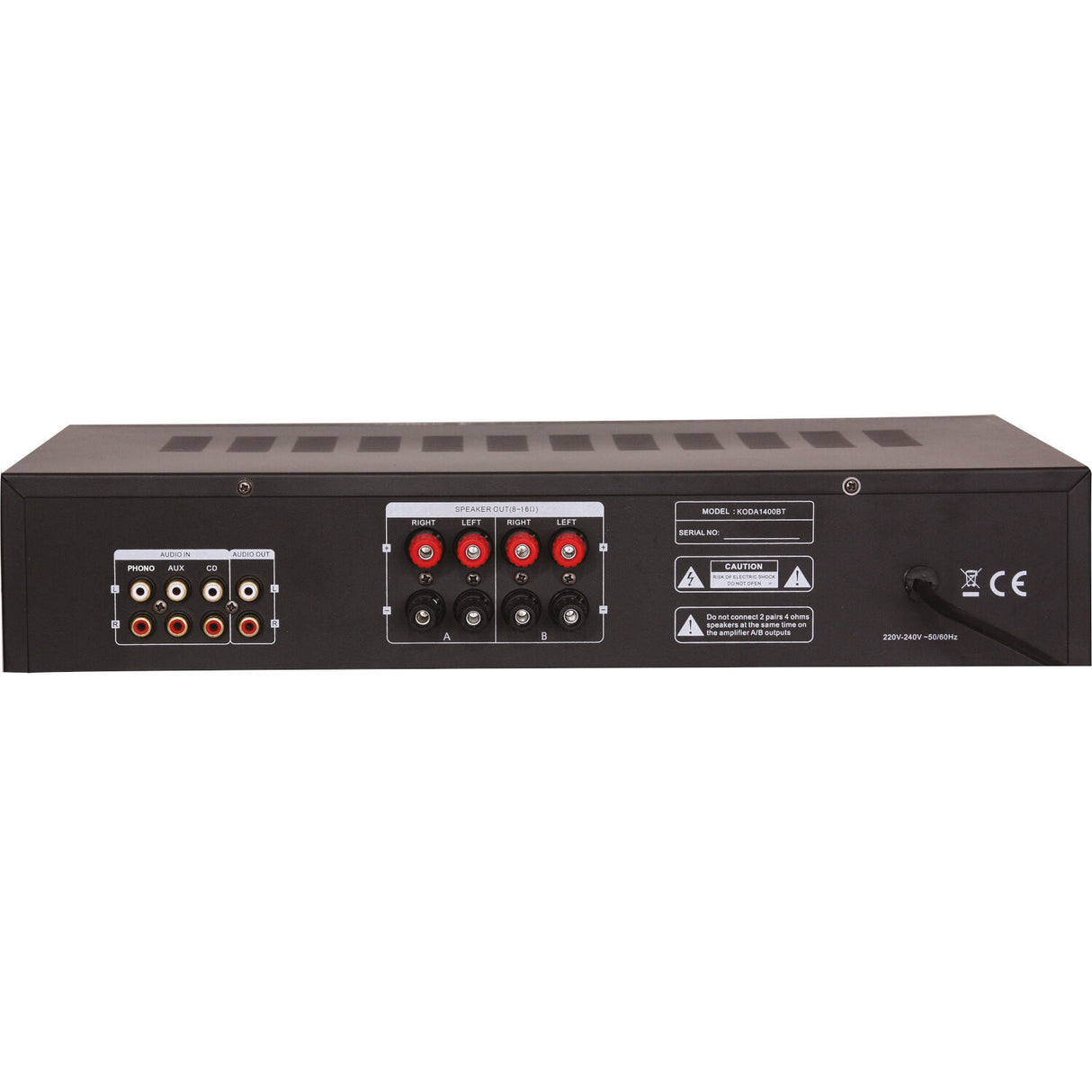 Madison HI-FI-Stereo-Verstärker (Silber, 2x140W)