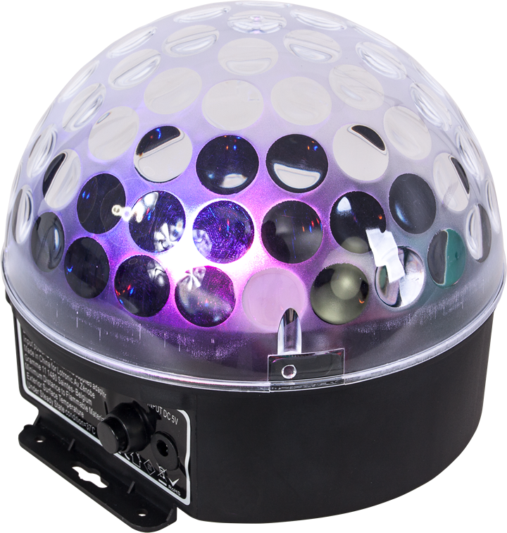 Ibiza Astro-Bat RGBA LED Diskolicht