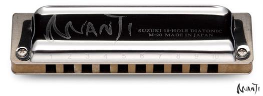 Suzuki Manji M-20L LOW diatonische Harmonikas. Ton: Low F