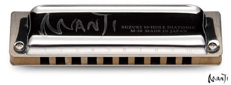 Suzuki Manji M-20 Standard diatonische Mundharmonika. Ton: Ab
