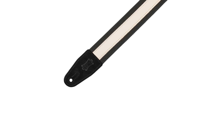 Levys MC2CG Gurt 2", crm strip blk