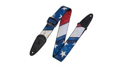Levys MDP Gitarrenriemen 2", amerikanische Flagge