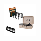 Studio 57 Mellow Plattenspieler (Weiß) Bundle