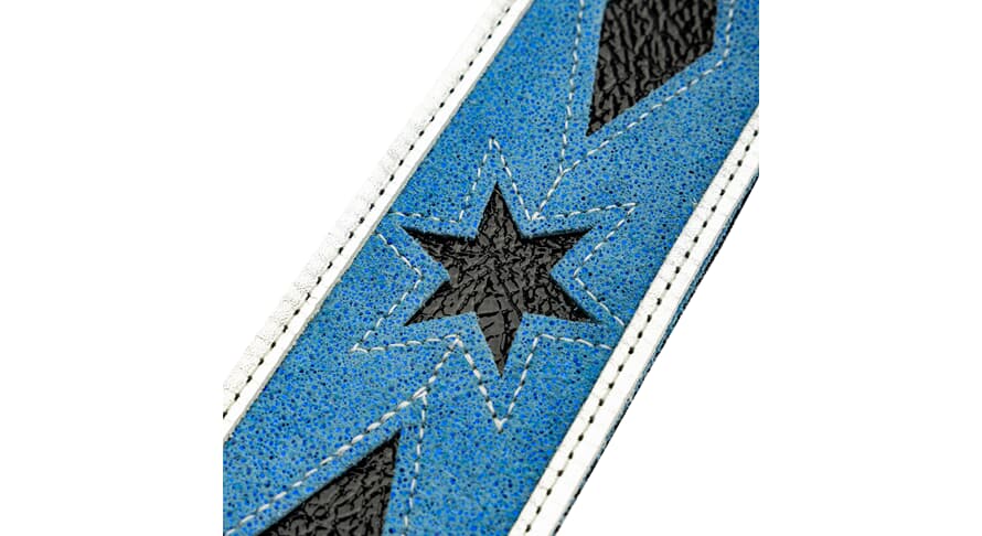Levys MJH317 Gitarrengurt aus Leder, Glam Rock Light