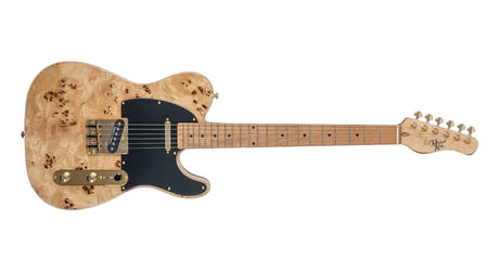 Michael Kelly Mod Shop 50 Duncan e-gitarre, Natural Burl