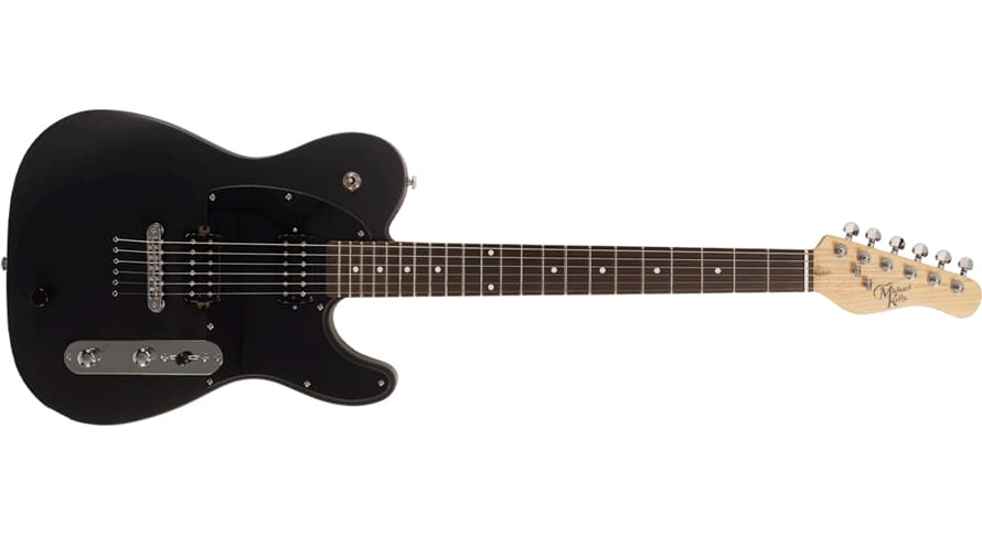 Michael Kelly Hybrid 55T Hybridgitarre, Black Satin