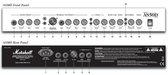 Marshall AS50D Akustischer Gitarrenverstärker