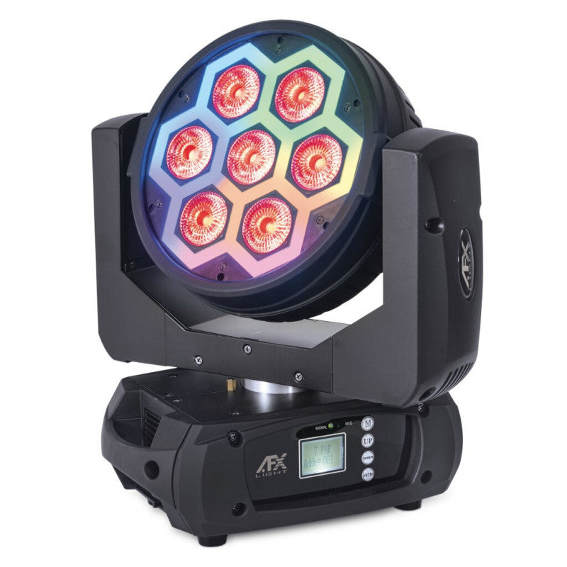 AFX Kaledo Moving Head 7 x 12 Watt