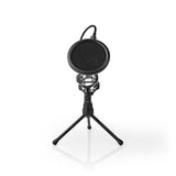Microphone table stand w. Shockmount