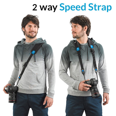 MyMiggo Gepolsterter 2-Wege-Speed Strap für SLR- und spiegellose Kameras