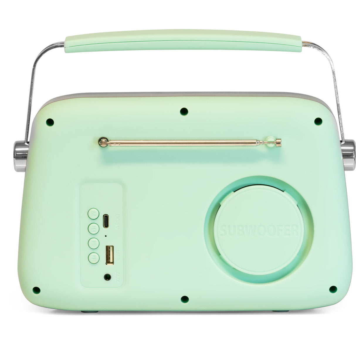 Madison Retro Radio mit Bluetooth und FM (Mattmint)