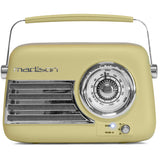 Madison Retro Radio mit Bluetooth und FM (Matte Olivgrün)