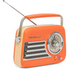 Madison Retro Radio mit Bluetooth und FM (Matte Orange)
