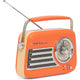 Madison Retro Radio mit Bluetooth und FM (Matte Orange)