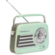 Madison Retro Radio mit Bluetooth und FM (Mint)