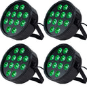Marconi Polaris 12x12W RGBW PAR-Lampe, Bundle mit 4 Stück