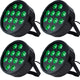 Marconi Polaris 12x12W RGBW Par-Lampe, 4er-Set