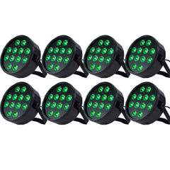 Marconi Polaris 12x12W RGBW PAR-Lampe, Bundle mit 8 Stück