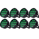 Marconi Polaris 12x12W RGBW PAR-Lampe, Bundle mit 8 Stück
