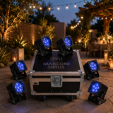 Marconi SIRIUS 6x18W RGBWA+UV IP65 Batterielampe (Copy)