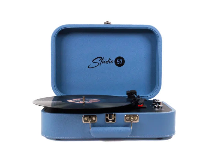 Studio 57 Mellow Plattenspieler (Blau)