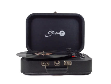 Studio 57 Mellow Plattenspieler (Schwarz)