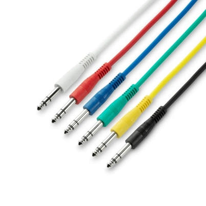 3 Star 6,3mm Klinke Patchkabel 6-pak (60cm)
