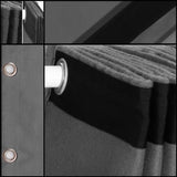 Molton backdrop with grommets - grey