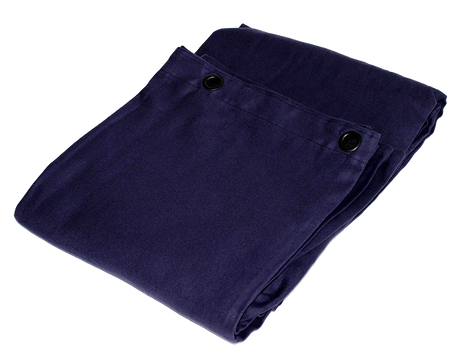 Molton Hintergrund m. Ösen (Marineblau)