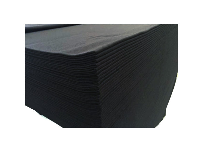 Molton 1m x 3m Schwarz 300g (Laufender Meter)