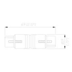 Neutrik Adapter Stecker XLR Buchse zu XLR Buchse