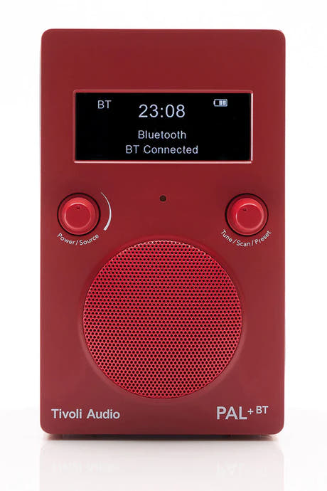 Tivoli Audio PAL+BT DAB+/Bluetooth Lautsprecher (Rot) NEW
