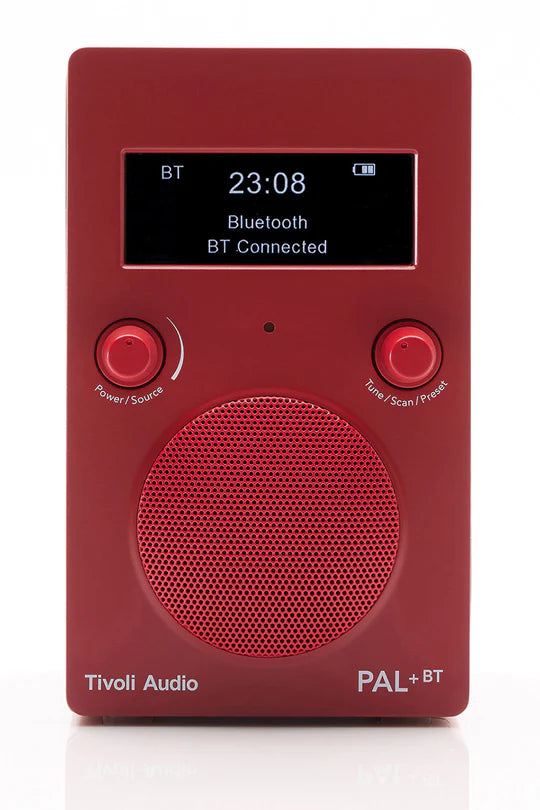 Tivoli Audio PAL+BT DAB+/Bluetooth Lautsprecher (Rot) NEW