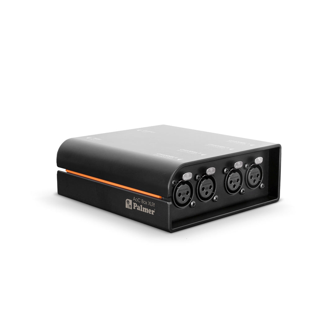 Palmer AoC Box XLRf - Audio über Cat-Box von etherCON zu 4 x XLR weiblich