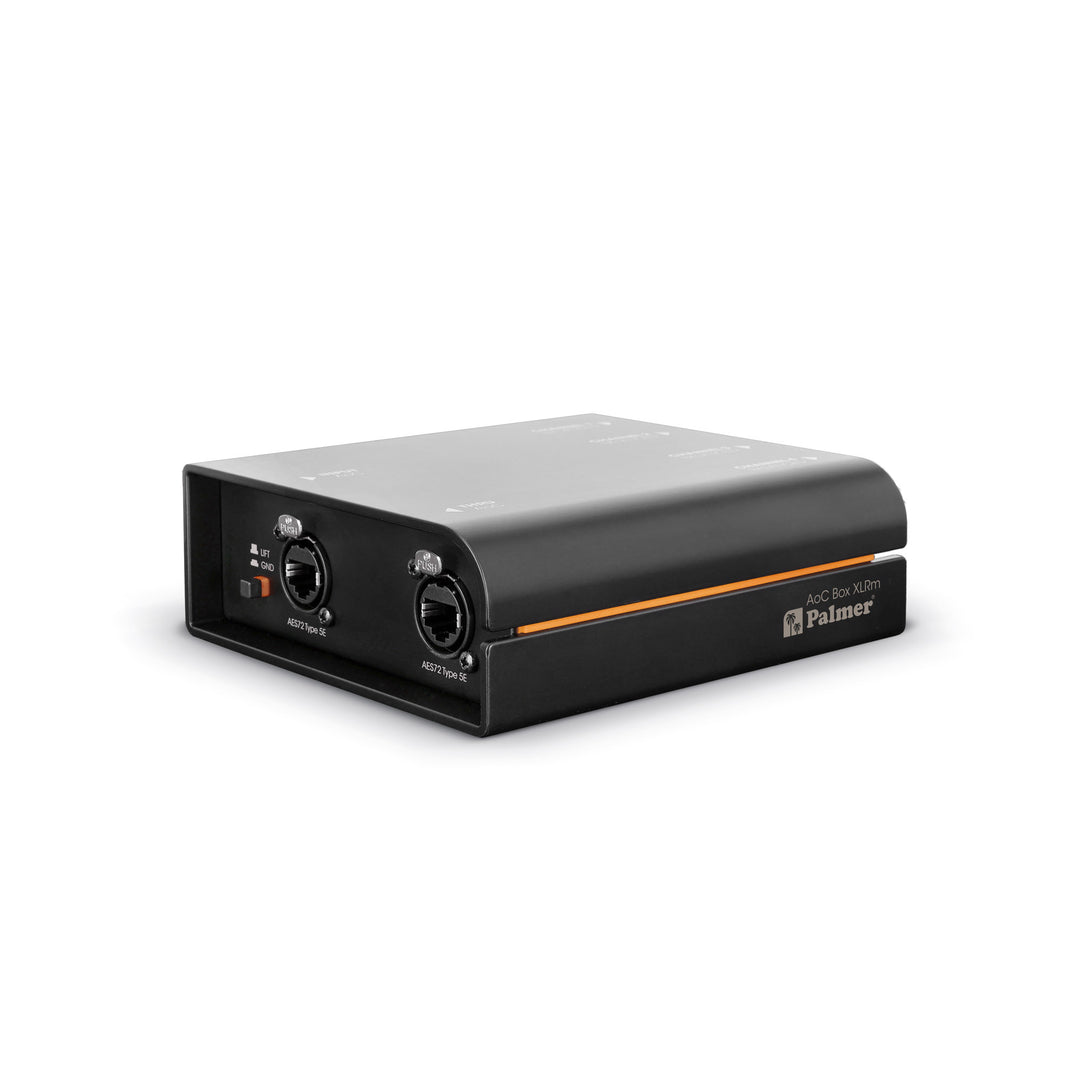Palmer AoC Box XLRm - Audio über Cat-Box von etherCON zu 4 x XLR männlich