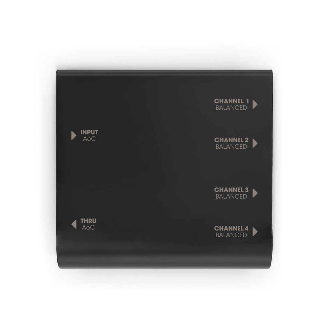Palmer AoC Box XLRm - Audio über Cat-Box von etherCON zu 4 x XLR männlich