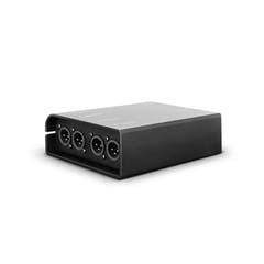 Palmer AoC Box XLRm - Audio über Cat-Box von etherCON zu 4 x XLR männlich