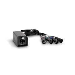 Palmer AoC Loom XLRm - Audio über Cat-Kabel von etherCON zu 4 x XLR männlich