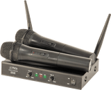 Ibiza Drahtloses Mikrofon-System (2 Kanäle)