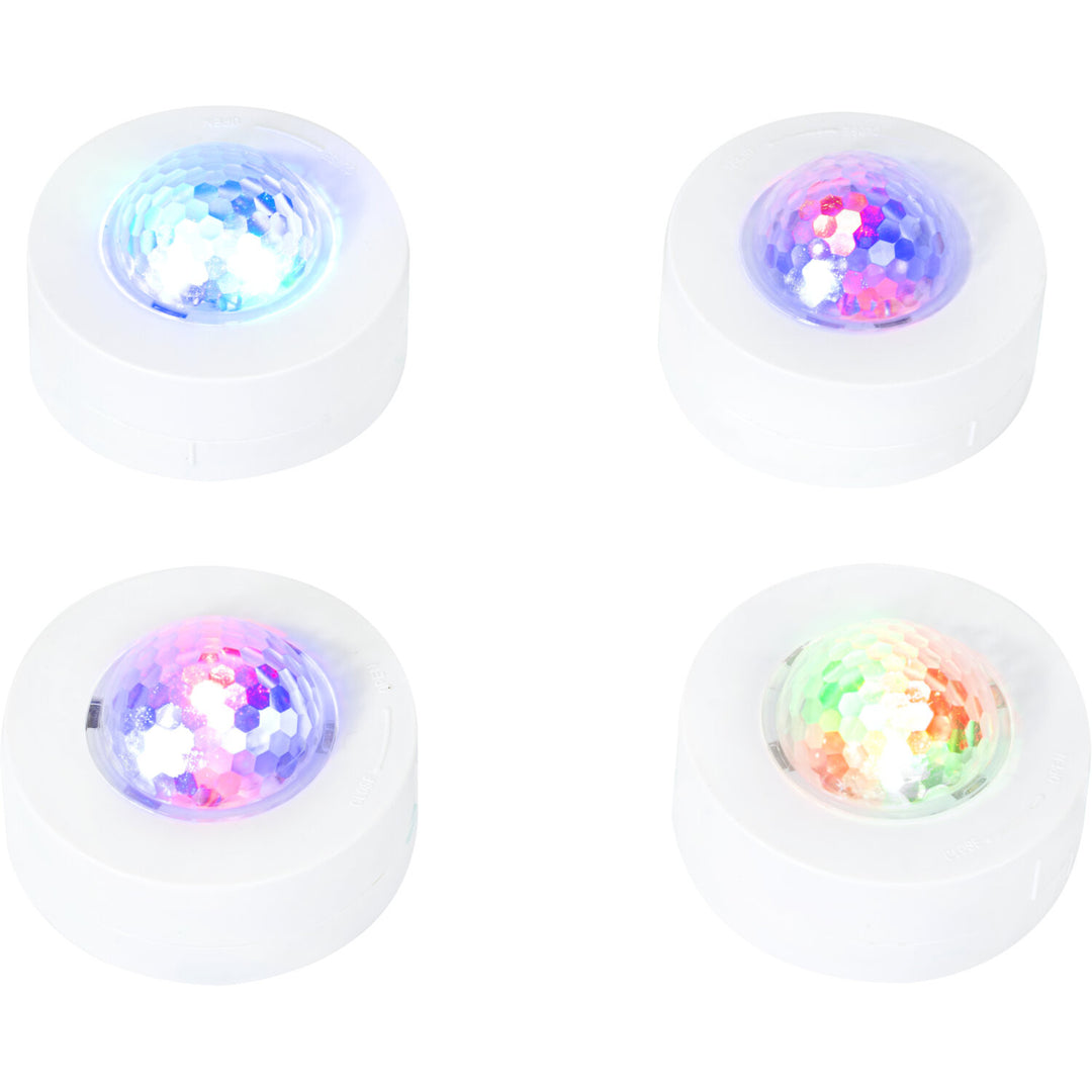 Mini astroeffekt med batteri(4-pak)