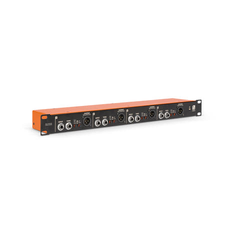 Palmer BRIDGE 4A - 19" DI-Box, 4 Kanäle, aktiv