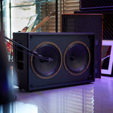 Palmer CAB 212 BX V30 - Gitarrenbox mit Celestion Vintage 30 2 x 12, offene Rückseite