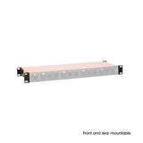 Palmer DELTA 4PM - 4-kanaliger passiver Mikrofon-Splitter mit Audio über Cat