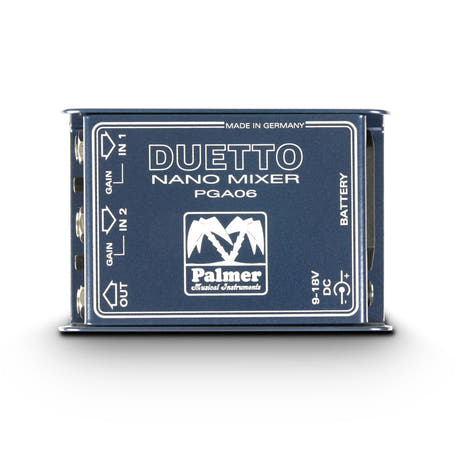 Palmer DUETTO - Nano-Mixer für Gitarren und Liniensignale
