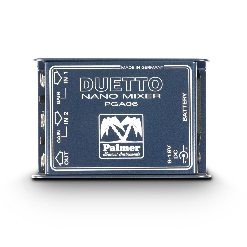 Palmer DUETTO - Nano-Mixer für Gitarren und Liniensignale