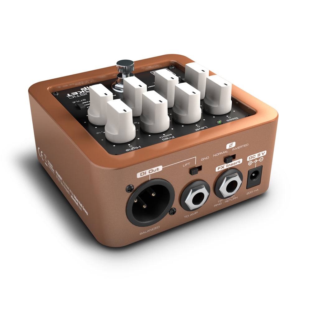 Palmer POCKET AMP ACOUSTIC – Tragbarer Vorverstärker für akustische Saiteninstrumente