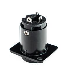 Perfex Klinke Buchse Connector (Sort)