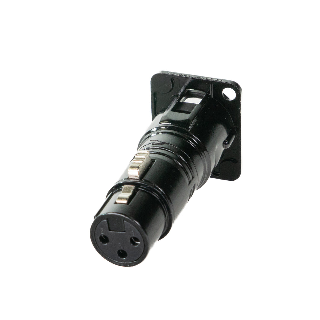 Perfex XLR Buchse zu XLR Stecker Chassis Stecker (Sort)